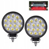 2X PRACOVNÁ LAMPA Auto LED 42W rozptýlené svetlo traktor 12V/24V