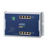 PLANET IP30, IPv6/IPv4, 4-Port Riadený L2/L2+ Gigabit Ethernet (10/100/1000) Podpora napájania cez Ethernet (PoE) Modrá, Šedá (WGS-4215-8HP2S)