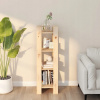 Regál VidaXL 41 x 35 x 125 cm, odtiene hnedej farby