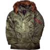 ALPHA INDUSTRIES Bunda N3B - sage green (100106/01) Veľkosť: XS/Regular
