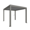 Biohort pergola 3x3,5 312 x 367,5 cm, kremeňovo sivá metalická/strieborná metalická (lamely) B480230