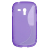 Silikónový obal Samsung Galaxy S III Mini – TPU – fialová