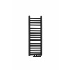 Regnis Elba, vykurovacie teleso 300x1205mm so stredovým pripojením 50mm, 432W, čierna matná, ELBA120/30/D5/BLACK