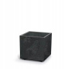 Prosperplast kvetináč Sierra Square Beton Effect čierny betón DSI400E-B411