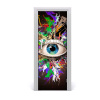 Samolepiace fototapety na dvere abstrakcie oko 75x205