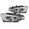 Predné svetlá BMW F30 F31 11-15 U-Type Chrome