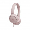 Káblové slúchadlá JBL Tune 500, náhlavné, s mikrofónom, ružové