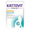 KATTOVIT Feline Diet Gastro kuracie s ryžou - mokré krmivo pre mačky - 85 g
