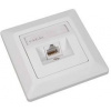 Solarix Eth.Zás. CAT5E STP 1 x RJ45 pod omietku biela SX9-1-5E-STP-WH