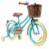 Detský bicykel 16 vintage retro PRE DIEVČATKO, dáma + prútený košík