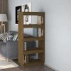 zahrada-XL Knižnica/deliaca stena medovo-hnedá 60x35x135cm borovicové drevo 810872