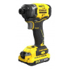 Stanley SFMCF820D2K AKU/rázový šroubovák 2900 ot/min Černá, Žlutá