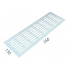 SRL - ALFA vetracia mriežka 130 x 250 mm BIL - biela lesklá (RAL 9010) | MP-KOVANIA.sk