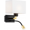 Argon Bill nástenná lampa 2x15 W biela-čierna 1051