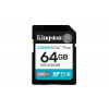 Kingston SDXC karta 64GB Canvas Go! Plus, R:200/W:160MB/s, Class 10, UHS-I, U3, V30 SDG4/64GB