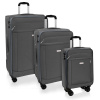 AVANCEA Sada textilných cestovných kufrov GP8170 šedá 4W S,M,L 27l, 36l, 66l, 99l