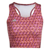 adidas Adizero X Farm Crop Top Womens Noble Maroon 6 (XXS)