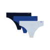 Dámske tangá Under Armour PS Thong Solid 3Pack Blue XL
