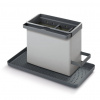 Metaltex Kuchynskí pomocníci Tidy Tex Organizér na drez 24x13x14 cm Šedý