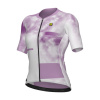 ALÉ Cyklistický dres s krátkym rukávom - ATMOSFERA PR-E - biela/ružová XS