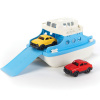 Green Toys Trajekt modro-biely s autíčkami Green Toys Trajekt modro-biely s autíčkami