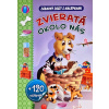 FONI-BOOK Zvieratá okolo nás +120 nálepiek