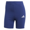 adidas Essentials 3 Stripe Biker Shorts Womens Navy M (12-14)