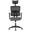 AUTRONIC Kancelářská židle KA-B1025 GREY, šedá, síťovina, 6 hodin denně