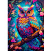 ENJOY Puzzle Oslnivá sova 1000 dielikov