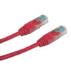 PremiumCord sputp01R patch UTP, RJ45-RJ45, level 5e, 1m, červený