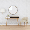 vidaXL Nástenné panely 48 ks, biele 50x50 cm, XPS 12 m² hviezda - Biela - 21120-162660