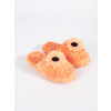 Shelvt Orange children's slippers with a decorative flower krémová 34 Shelvt 0000296667604