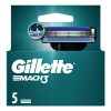 Gillette Mach3 náhradné holiace hlavice 5ks