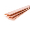 Medená plochá lišta tyč 10x5 mm