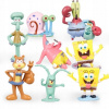 8 ks SpongeBob PVC figúrka Toy (8 ks SpongeBob PVC figúrka Toy)