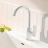 HANSGROHE Rebris S páková umývadlová batéria s otočným výtokom, s odtokovou súpravou s tiahlom, výška výtoku 222 mm, chróm, 72536000
