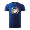 Sablio Tričko s potlačou Japan - modré 4XL