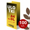 Leták Skladaný A4 na DL papier 150g 100 Kusov Vysoká Kvalita Tlače