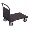 Variofit Plošinový vozík s madlom, plná výplň, Variofit, ložná plocha 102 x 70 cm, do 1000 kg, modrá/antracit Farba: antracit RAL7016