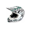 Motocrossová prilba HEIPE H1 SKULL, zelená Veľkosť: L