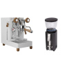 Lelit MaraX3 PL62X3, white + ECM C-Manuale 54, anthracite