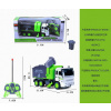 Auto upratovacie RC na diaľkové ovládanie 20,5 cm (W032992)