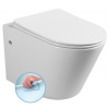 SAPHO PACO závesná WC misa, Rimless, 36x53 cm, biela PZ1012WR