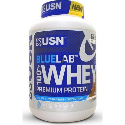 USN (Ultimate Sports Nutrition) USN Bluelab 100% Whey Premium Protein 2000 g - čokoláda s karamelom + USN Šejkr Steel Qhush 750 ml ZADARMO