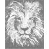 ZUTY Bodkovanie - PESTRÝ LEV Rámovanie: bez rámu a bez vypnutia plátna, Rozmer: 40x50 cm