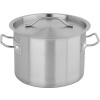 Hrnec střední s poklicí NEREZ 25x18cm 9l Yato Gastro YG-00046 + Dárek, servis bez starostí v hodnotě 300Kč