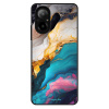 Lesklé pouzdro iSaprio pro Realme C67 - Color Marble 21 (Lesklé pouzdro, kryt, obal iSaprio Exclusive na mobil Realme C67 s motivem Color Marble 21 - elegantní skleněný vzhled, skvělá ochrana mobilu a