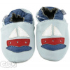 CAPIKI Kožené capáčky 18-24 m (22/23) 15 cm Lodička