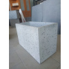 Záhradný kvetináč - Architektonický betón betónu 60/30/40 (Betónové kvetináče Architektonický betón 60/30/40)