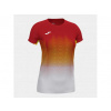 Sportovní Dámské třičko Joma Elitte VII T-Shirt Red-White-Yellow 901020.602
